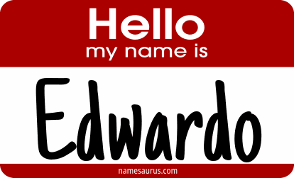 Hello my name is Edwardo png download