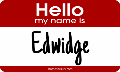 Hello my name is Edwidge png download