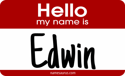 Hello my name is Edwin png download