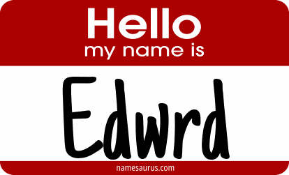 Hello my name is Edwrd png download