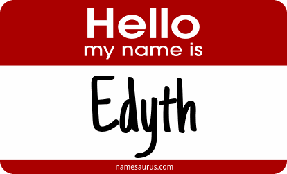 Hello my name is Edyth png download