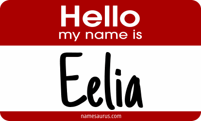Hello my name is Eelia png download