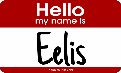 Hello my name is Eelis png download