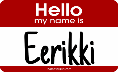 Hello my name is Eerikki png download