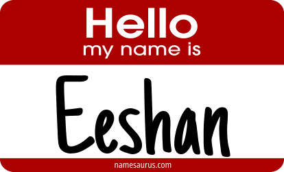 Hello my name is Eeshan png download