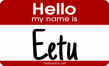Hello my name is Eetu png download