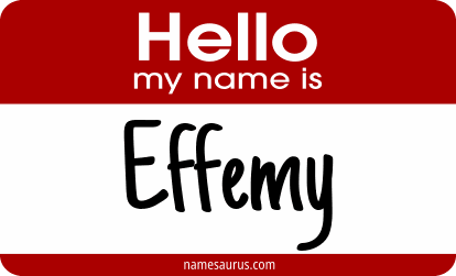 Hello my name is Effemy png download