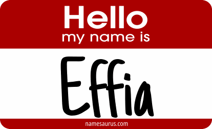 Hello my name is Effia png download