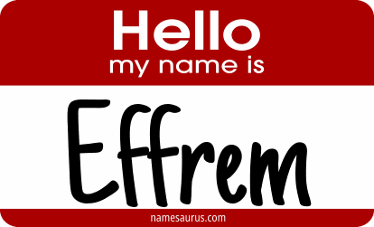 Hello my name is Effrem png download
