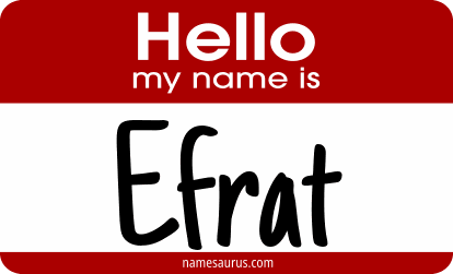 Hello my name is Efrat png download