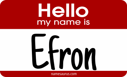Hello my name is Efron png download