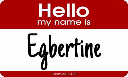 Hello my name is Egbertine png download