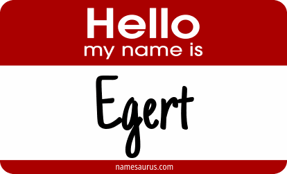 Hello my name is Egert png download