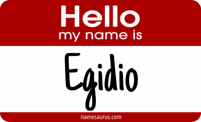 Hello my name is Egidio png download