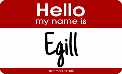 Hello my name is Egill png download