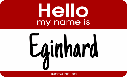 Hello my name is Eginhard png download