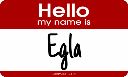 Hello my name is Egla png download