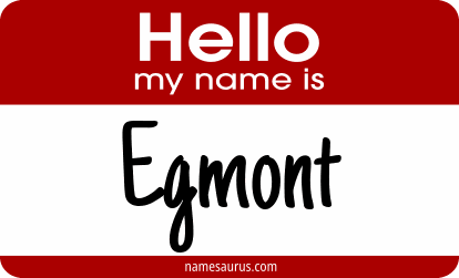 Hello my name is Egmont png download