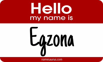 Hello my name is Egzona png download
