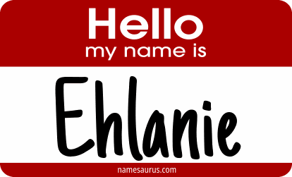 Hello my name is Ehlanie png download