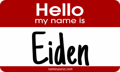 Hello my name is Eiden png download