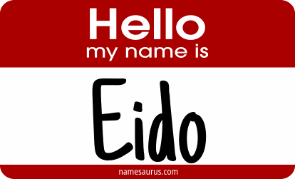 Hello my name is Eido png download