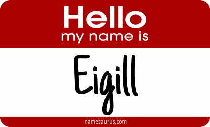 Hello my name is Eigill png download