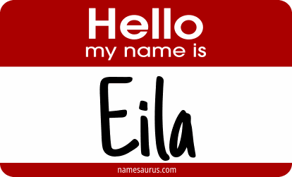 Hello my name is Eila png download