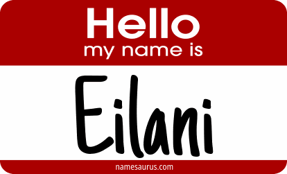 Hello my name is Eilani png download