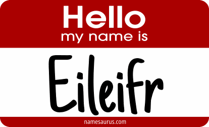 Hello my name is Eileifr png download