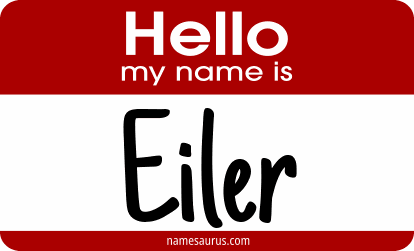 Hello my name is Eiler png download