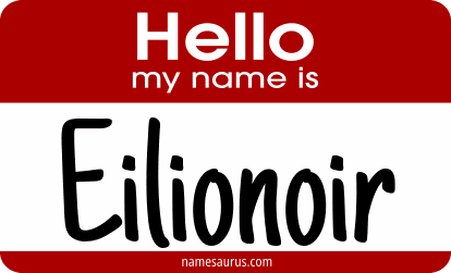 Hello my name is Eilionoir png download