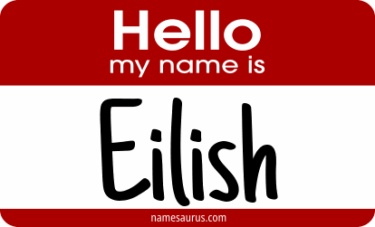 Hello my name is Eilish png download