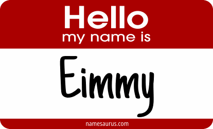Hello my name is Eimmy png download