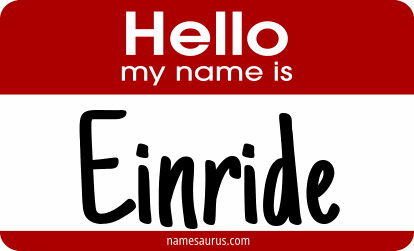 Hello my name is Einride png download