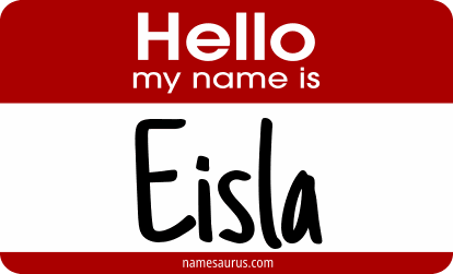 Hello my name is Eisla png download