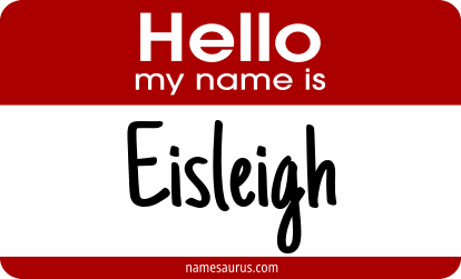 Hello my name is Eisleigh png download