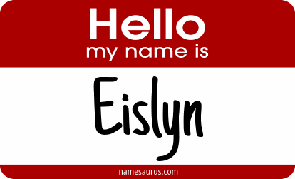 Hello my name is Eislyn png download