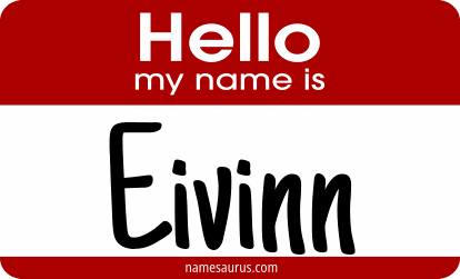 Hello my name is Eivinn png download