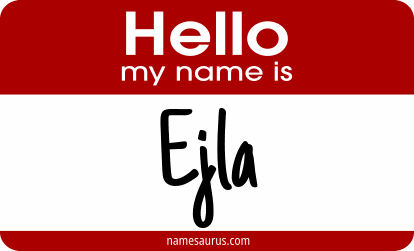 Hello my name is Ejla png download