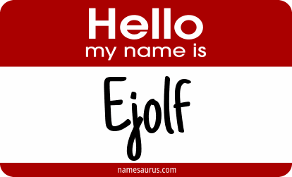 Hello my name is Ejolf png download