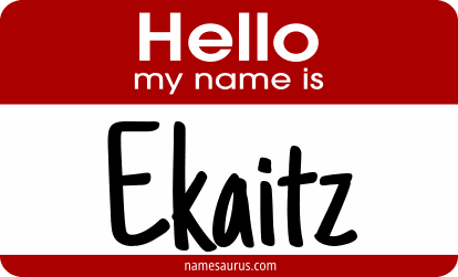 Hello my name is Ekaitz png download