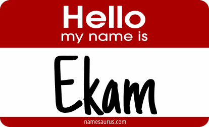 Hello my name is Ekam png download