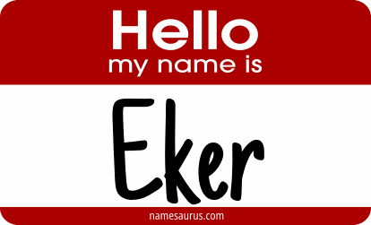 Hello my name is Eker png download