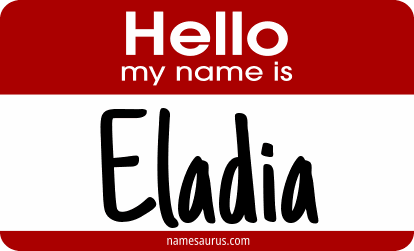 Hello my name is Eladia png download