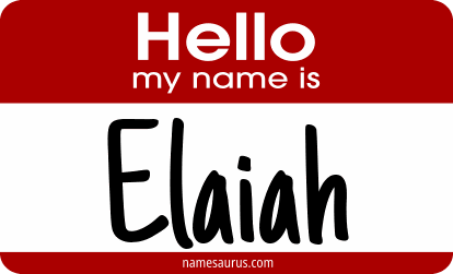 Hello my name is Elaiah png download