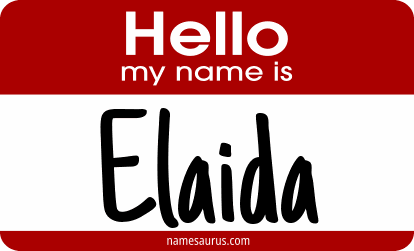 Hello my name is Elaida png download