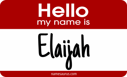 Hello my name is Elaijah png download