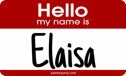 Hello my name is Elaisa png download