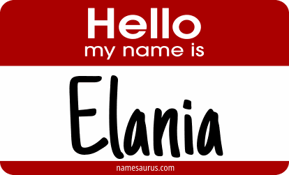 Hello my name is Elania png download